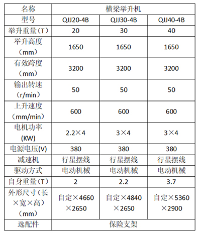 橫梁舉升機(jī)